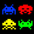 Retro game characters