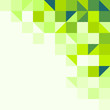 Green geometric background