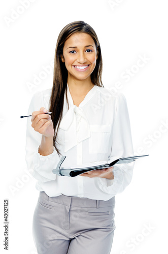 Photo: Businesswoman with personal organizer Businesswoman with personal organizer