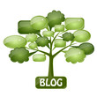 Glass icon for blog