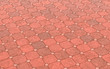 Rote Steinfliesen - Hintergrund