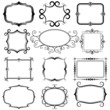 various vintage frame set