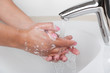 Washing Hands with Soap