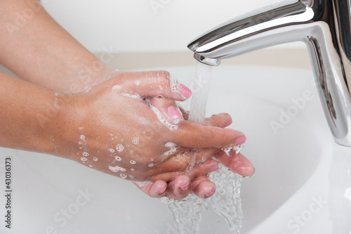 Photo: Washing Hands with Soap Washing Hands with Soap