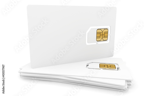Illustration: Sim cards Sim cards