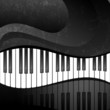 Vector: Grunge abstract background with piano keys Grunge abstract background with piano keys
