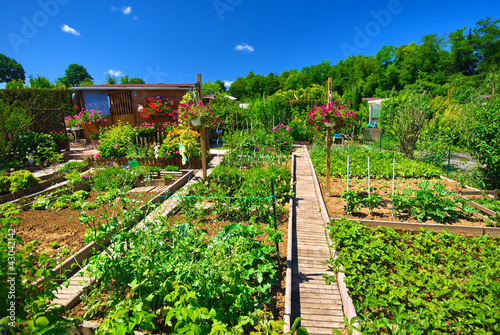 Photo: Potager bio. Potager bio.