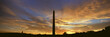 Photo: Washington National Monument at Sunrise in Washington D.C. in panoramic format Washington National Monument at Sunrise in Washington D.C. in panoramic format