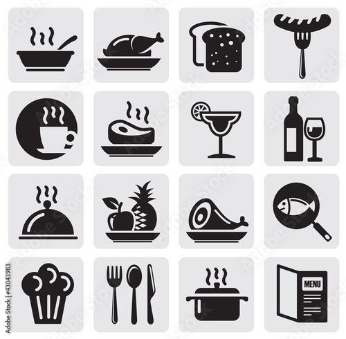 Vector: Icons set Restaurant Icons set Restaurant