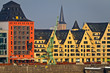 Rheinauhafen in Köln, historische Speicherhäuser