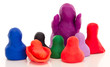 Knetgummifiguren Großfamilie / Modelling clay figures extended f