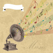 Vintage Musik Flyer