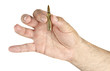 bullet in hand