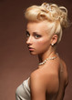 Woman with beautiful hairstyle
