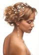 Woman with beautiful hairstyle