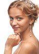 Woman with beautiful hairstyle
