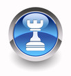 Illustration: "Rook glossy icon" (Chess collection: 3/7) "Rook glossy icon" (Chess collection: 3/7)