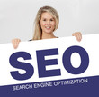 frau schild seo Search Engine Optimization