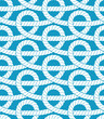 Ropes seamless pattern. Vector illustration.