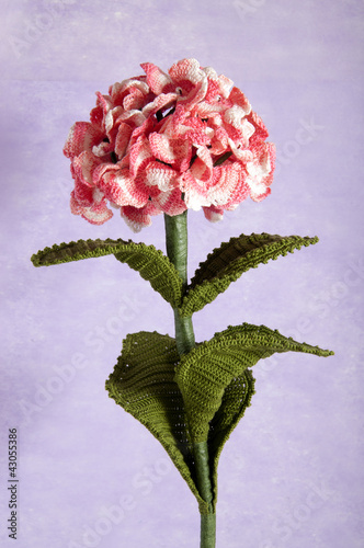 Photo: crochet flowers blue hydrangea crochet flowers blue hydrangea
