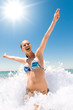 Photo: Frau im Meer Frau im Meer