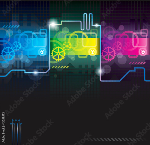 Vector: Abstract background for technology, industrial, futuristic. Abstract background for technology, industrial, futuristic.