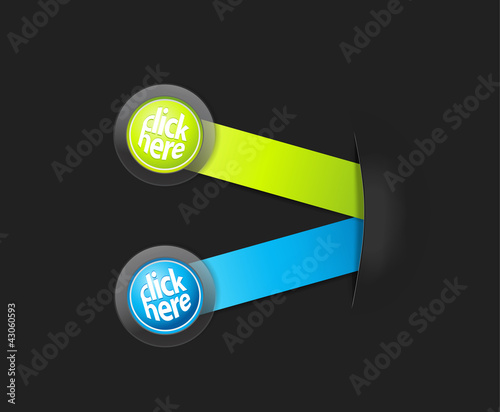 Vector: Set of colorful labels. Set of colorful labels.