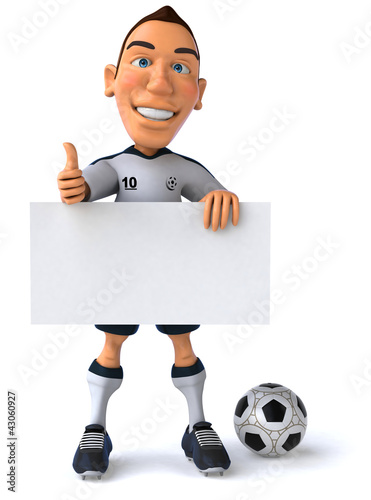 Illustration: German football player German football player