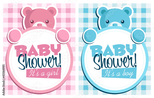 Vector: Baby Shower Invitation Cards Baby Shower Invitation Cards