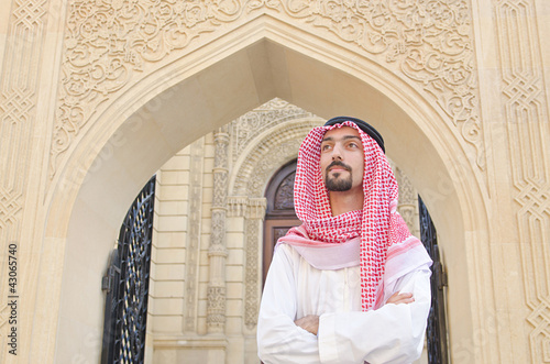 Photo: Arab on the street in summer Arab on the street in summer