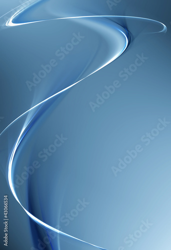 Illustration: Gentle blue fractal background Gentle blue fractal background