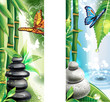 Vertical banners with background of a SPA