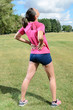 Photo: Female Athlete Backache Injury Female Athlete Backache Injury