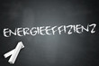 Schreibtafel "Energieeffizienz"