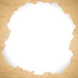 vintage torn paper hole
