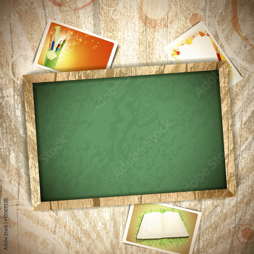 Vector: Vintage education background Vintage education background