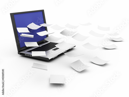 Illustration: Information Sharing blue screen Information Sharing blue screen