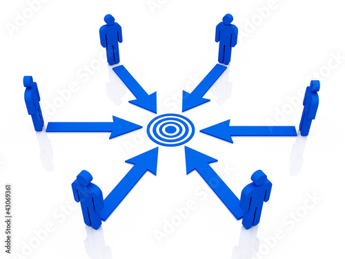 Illustration: teamwork communication teamwork communication