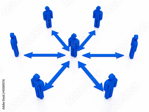 Illustration: teamwork communication teamwork communication