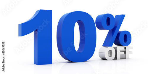 Illustration: 10 Percent off 10 Percent off