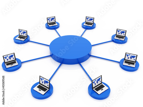 Illustration: Global blue Network Global blue Network