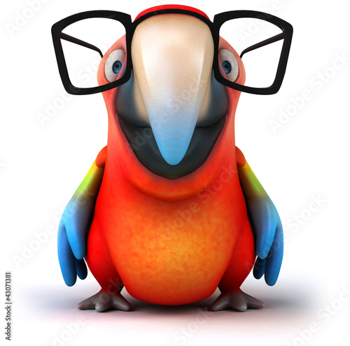 Illustration: Fun parrot Fun parrot