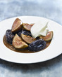Figues et pruneaux au marsala en sauce chocolat
