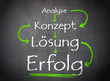 Analyse und Konzepterstellung  führt zur Lösung und zum Erfolg