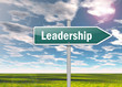 Signpost "Leadership"