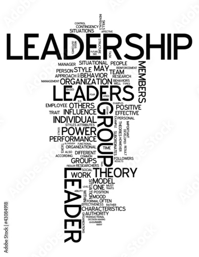 Illustration: Word Cloud "Leadership" Word Cloud "Leadership"