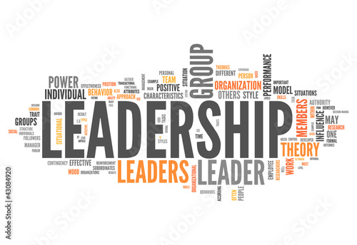 Illustration: Word Cloud "Leadership" Word Cloud "Leadership"