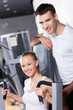 Photo: Couple at the gym Couple at the gym