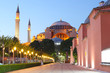 The Hagia Sophia at night, Istanbul, Turkey