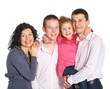 Portrait of happy family